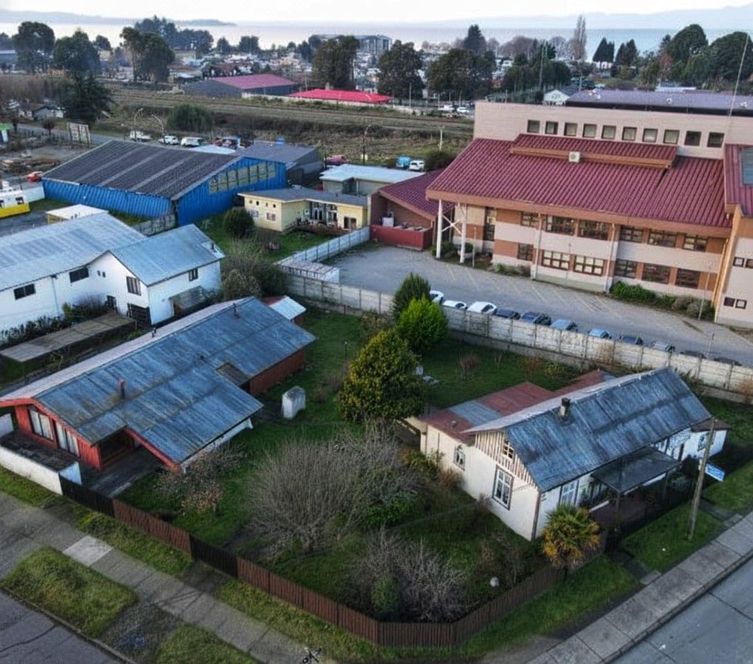 VISTA AEREA TERRENO LLANQUIHUE